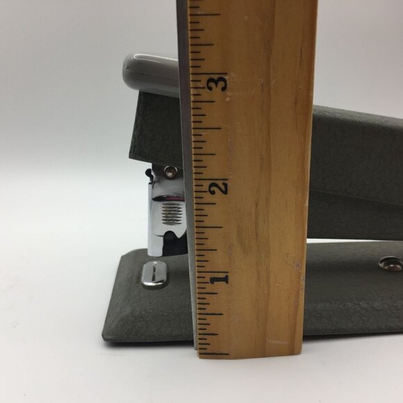 Vintage Retro Bostitch Stapler Heavy Duty Gray Office Work Desk Paperwork Tool - Picture 14 of 14